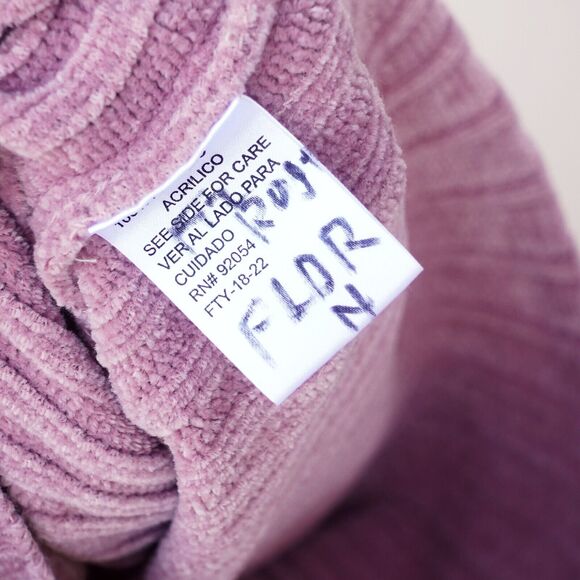 Essentials By Carolyn Taylor Sweater Women Small Light Pink Tight Knit Crew Neck - Picture 7 of 12